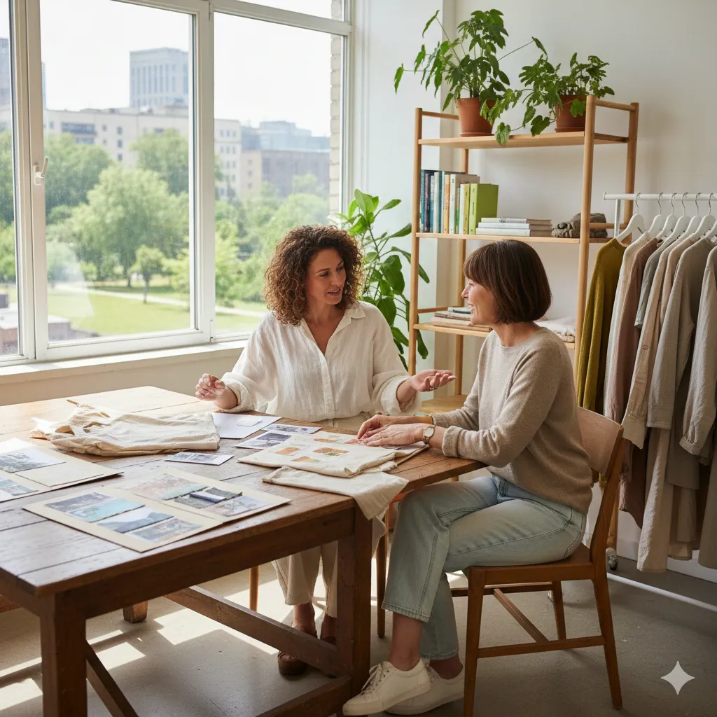 Henkilökohtainen stylistikonsultaatio kestävästä muodista